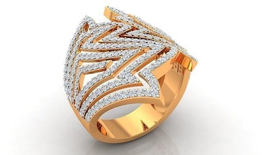 schmuck cocktail ring 3dm stl rendert einzelheiten ringe solitär sterling diamant platin hochzeit engagement druckbar gold band silber juwel mode 3d print model - Mito3D
