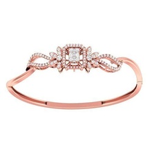 haute bijoux diamant bracelet 3dm stl 1 render bracelets platine mariage bijou argent or imprimable engagement goujat fleur nature 3d print model - Mito3D