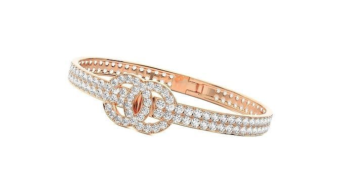 Schmuck Diamant Armband 3dm stl rendert Einzelheiten Kette schwer unisex druckbar Juwel Hochzeit Luxus Armbänder kubanisch Italienisch 3D print model - Mito3D