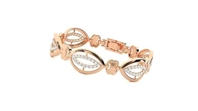 Schmuck Diamant Armband 3dm stl rendert Einzelheiten Kette schwer unisex druckbar Juwel Hochzeit Luxus Armbänder kubanisch Italienisch 3D print model - Mito3D