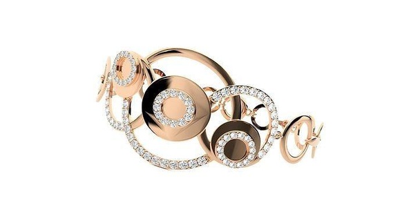 Alto joalheria diamante pulseira 3dm stl renderiza detalhes pesado unissex imprimível jóia Casamento jóias luxo pulseiras cubano italiano 3d print model - Mito3D