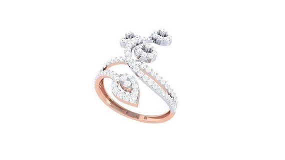 alto gioielleria diamante cocktail squillare 3dm stl obj anelli nozze Fidanzamento gioiello stampabile oro gemma platino solitario italiano 3d print model - Mito3D