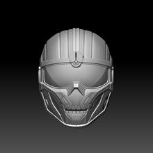 taskmaster casco maschera cosplay nero vedova meraviglia fai passatempo costume maschio oggetti scena 3d stampa modello mascherata helloween 3d print model - Mito3D