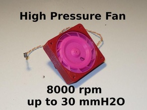 high pressure fan - rta70kit rc models blower radial axial air cooling model compressor turbine hobby diy mechanical parts 3d print model - Mito3D