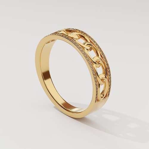 Qualität Frauen Ring Modell Schmuck Ringe Gold druckbar Diamant Silber Hochzeit Engagement Juwel Platin Sterling brillant Mode Weiß 3D print model - Mito3D