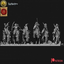 highborn elein reavers archer elf fast unit wargaming horse high tabletop elves 9thage highelf the9thage fastcavalry games toys board 3d print model - Mito3D