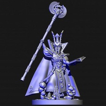 highborn elves master canreig tower elf hero wargaming character wizard high lord staff mage caster tabletop prince warlock infantry elven dnd druid games toys board 3d print model - Mito3D