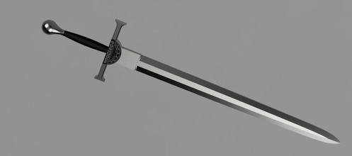 highlander movie sword cosplay replica prop lambert sean connery can be one games toys 3d print model - Mito3D