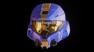 highly accurate halo infinite mark 7 helmet cosplay mark7 games toys 3d print model - Mito3D