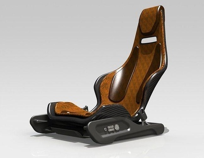 büyük ölçüde detaylı araba oturma yeri döküm model 3d baskı araç spor yarış standart Oto sandalye hız 3dprint reçine fdm ölçek hobi kendin yap otomotiv 3d print model - Mito3D