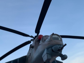 posterior mi24 ruso helicóptero escala modelo montaje equipo 3dprint dlp fdm heli mi35 juegos juguetes 3d print model - Mito3D