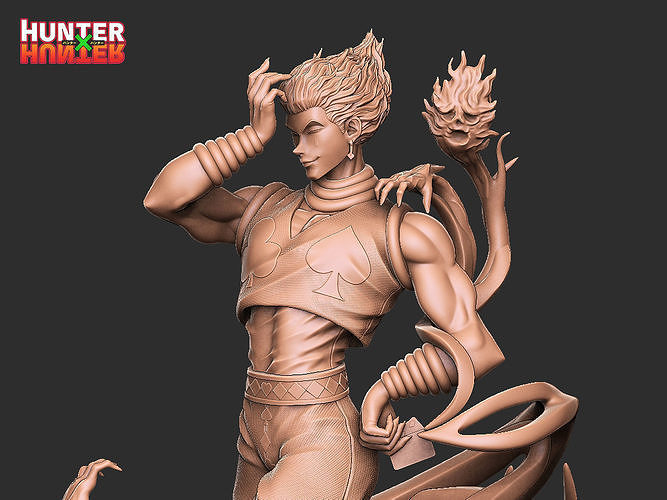 hisoka caçador x Caçador morow morou jogos brinquedos figura anime personagem killua manga estátua estilizado Goku colecionáveis esculturas arte 3D print model - Mito3D