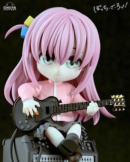 história chuyafactory fofa anime arte violão música fêmea personagem cabelo longo jogos brinquedos 3d print model - Mito3D
