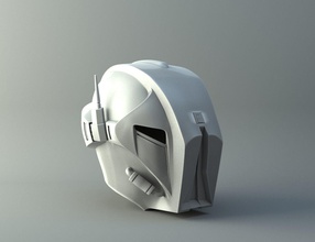 hk47 assassin droid - star wars helmet warrs starwars android cloak ninja hemlet mask helm printable printing lowpoly cosplay larp hk 47 accessories games toys game 3d print model - Mito3D