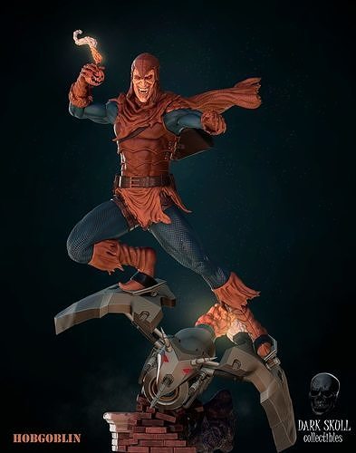 Hobgoblin 3d spiderverse uomo Ragno scultura 3dprint 3dprinting 3dmodel 3dmodeling 3dresin 3dresinprint arte sculture 3D print model - Mito3D