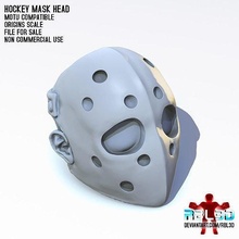 hockey mask head -motu compatible- motu motuo masters of universe he man heman rbl3d actionfigure fivepointfive splatterhouse jason games toys 3d print model - Mito3D