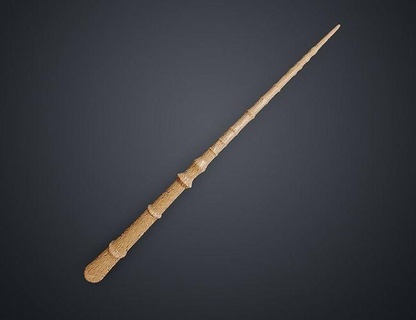 hogwarts legacy wand ringed 3dprint accessories cosplay game gryffindor halloween magic magician potter prop ravenclaw spell toy games toys 3d print model - Mito3D