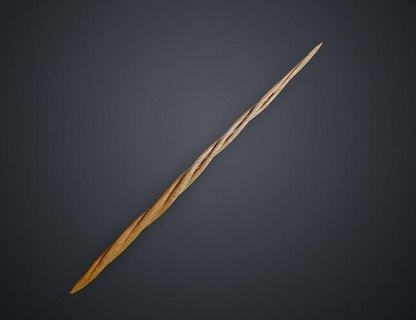 hogwarts legacy wand spiral 3dprint accessories cosplay game gryffindor halloween magic magician potter prop ravenclaw spell toy games toys 3d print model - Mito3D