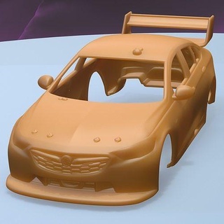 Holden commodore zb supercar v8 2017 imprimable voiture corps fente scalextric tamiya rc miniz contrôle robot d'exploration ninco Kyosho scx axial Jeux jouets Jeu accessoires 3d print model - Mito3D