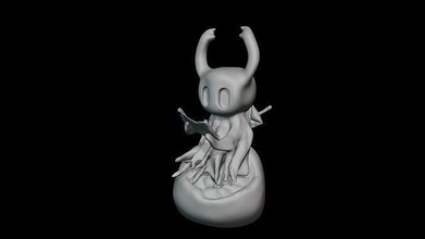 hollow ghost sculpture statue monument download figurine printer props miniature print miniatures figurines art sculptures knight printable bugs 3d modeling games toys 3d print model - Mito3D