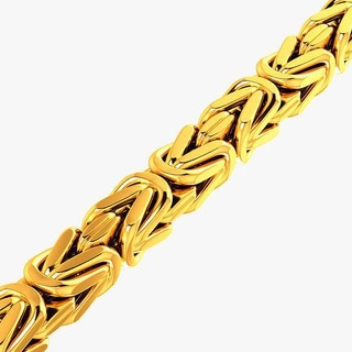hollow king -kral chain jewelry gold silver bracelet diamond printable bangles jewellery bracelets 3d print model - Mito3D