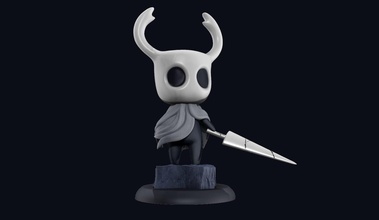 hollow knight hollowknight gameart collectible statue 3dprint 3dprintable sculpture games toys 3d print model - Mito3D
