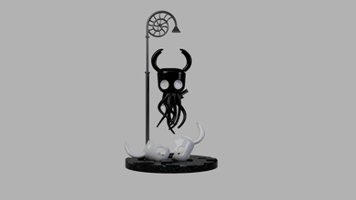 hollow knight shade shell statue game games toys 3d print model - Mito3D