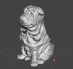 hueco caídos cachorro art a los animales bulldog hollowdog decore exploraciones las réplicas de 3d print model - Mito3D