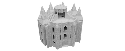holy chain monastery modular scenery games-toys wargaming rolleplayinggames printablescenery printableterrain wargames strategygames skirmishgames terrain modularterrain modularscenery dnd warhammer pathfinder medieval fantasy miniature games toys board 3d print model - Mito3D