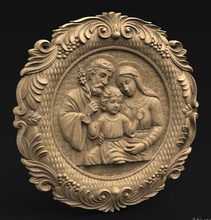 kutsal aile 3d model heykel sanat dekor şekil rahatlama mermer cnc din Mesih klasik Barok oyulmuş ahşap portre yazdırılabilir <url> 3dmodel heykeller 3d print model - Mito3D