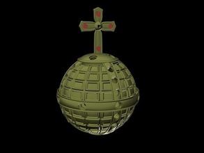 santo mano granada listo jugador versión 3d imprimible antioquía pasatiempo bricolaje diy 3d print model - Mito3D