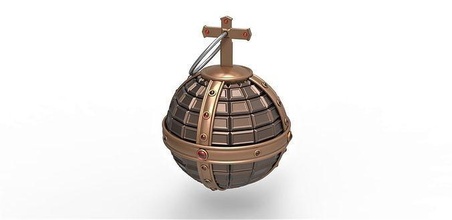 holy hand grenade movie ready player one 2018 bomb scifi prop replica cosplay print printable holygrenade holyhandgrenade hobby diy 3d print model - Mito3D