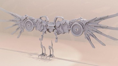 homecoming villain vulture set marvel movie hobby diy robotics 3d print model - Mito3D
