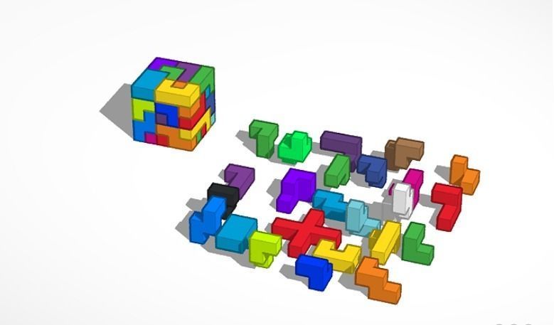 fatti in casa puzzle cubo gioco poli labirinto giocattolo mente jig risolvere logica ragazzo ragazzi giochi labirinti giocattoli risolvendo 3D print model - Mito3D