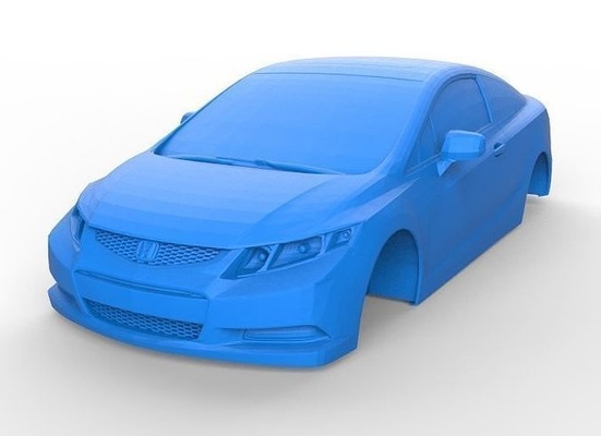 honda cívico 2013 cupé stl expediente japón impresión vehículo coche vehiculo carreras estándar rueda pasatiempo bricolaje diy automotor 3d print model - Mito3D
