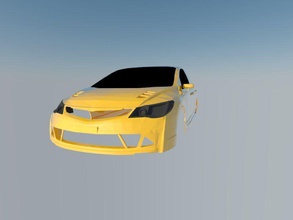 honda civic body vehicle car japan fast rc hobby diy automotive 3d print model - Mito3D