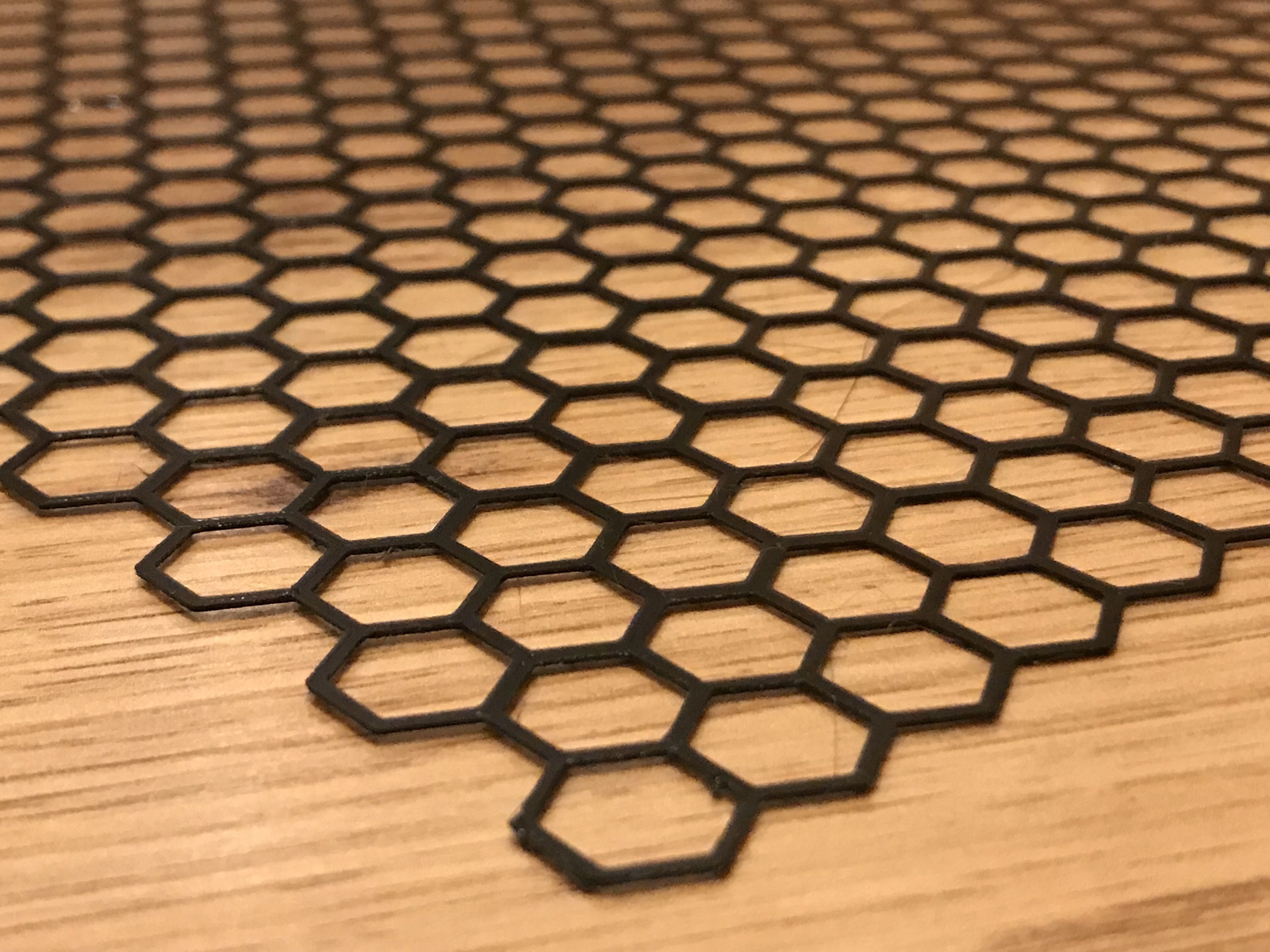 honeycomb mat comb bee hexagon desktop honey pc honeybee notebook program table design print art mathematical 3D print model - Mito3D