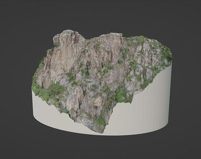 hong kong lion rock realistic lionrock hongkong hiking famous landmark heritage panoramic outdoor nature scenic landscape skyline tourism travel asia mountain topographic sculpture architecture art scans replicas 3d print model - Mito3D