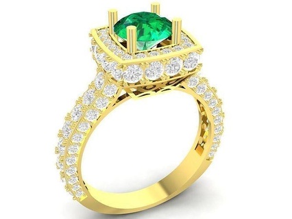 Hongkong Diamant Frauen Ring 3496 Schmuck Mode Zubehör Gold Frau Neu Design Ringe 3d print model - Mito3D