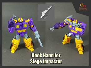 hook hand siege impactor games-toys transformers wfc wreckers games toys 3d print model - Mito3D