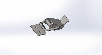 kanca kilit hobi-diy hooklock çelik bağlantı hobi diy mekanik parçalar 3d print model - Mito3D