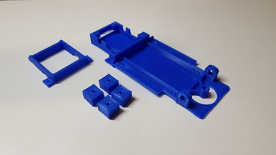 hoonicorn fessura macchina telaio mustang scalextric pressofuso stampabile passatempo fai muscolo settore automobilistico slotcar 3d print model - Mito3D