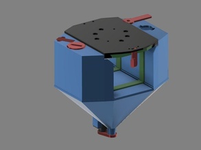 tremonha bateria tarot 650 tricogramma bunker massa sólido tarot650 anexo passatempo faça mecânico partes 3d print model - Mito3D
