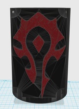 horde can holder games-toys drink wow warcraft game computer mmorpg fantasy cooler games toys accessories 3d print model - Mito3D