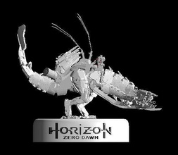 horizon zero dawn thunderjaw science fiction future machine futuristic starwars printed print 3dprinting model scalemodel miniature scale robot cyborg dinosaur watcher hobby diy robotics 3d print model - Mito3D