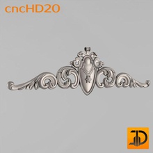 horizontal decor house cnc prototyping carved decorative architectural details decoration 3d print model - Mito3D