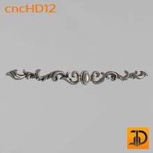 horizontal de la decoración casa cnc creación prototipos tallada decorativos en arquitectura detalles 3d print model - Mito3D