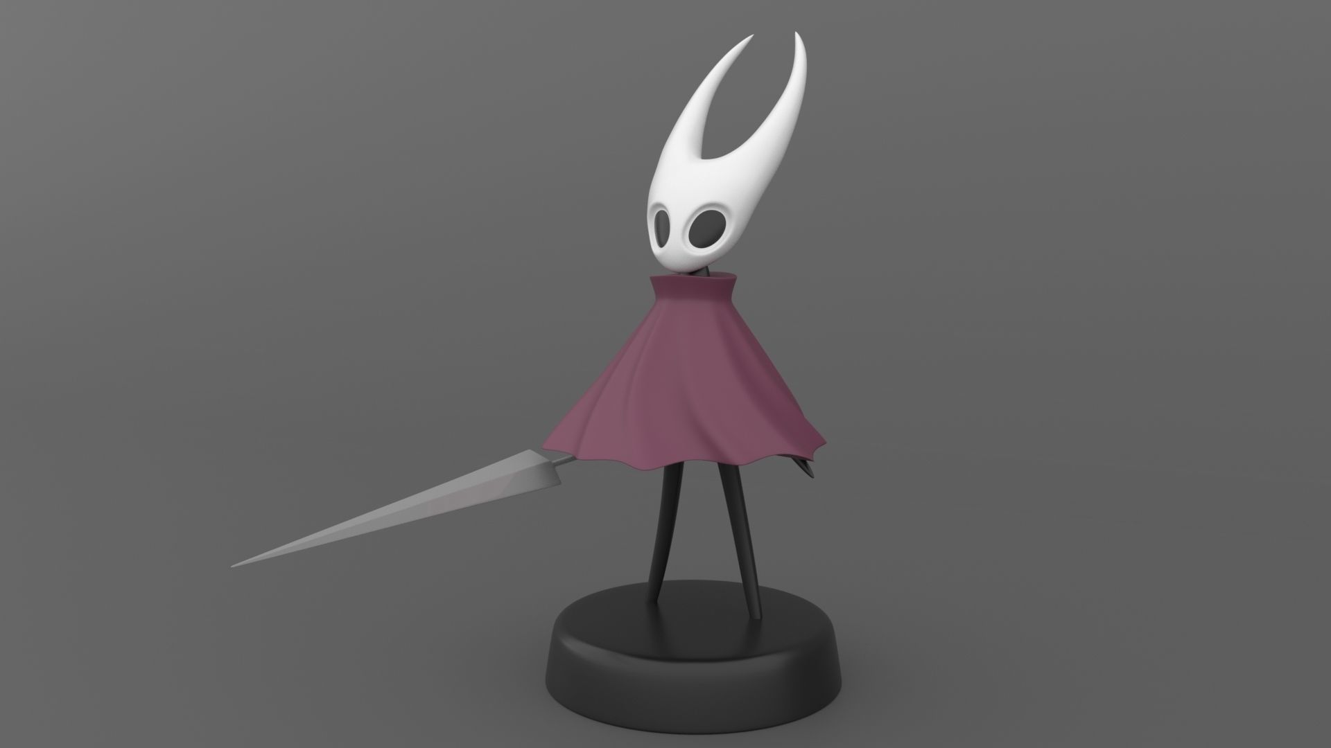 calabrone cavo cavaliere 3d stampa modello giocattoli giochi gameart fan art figura scultura hollowknight schermo eroe arte 3D print model - Mito3D