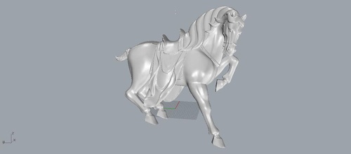 cavallo-3d art animale cavallo 3d conngua modello sculture 3d print model - Mito3D