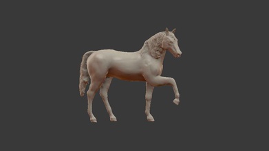 Pferd Kunst Tier säugetier Fahrt sculpt Skulpturen statue Natur die Modellierung deco Innenraum der Miniatur Pferde 3d print model - Mito3D
